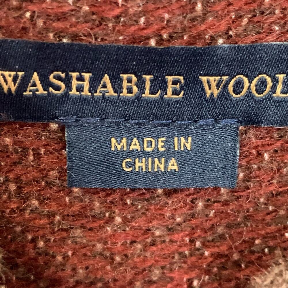 Pendleton Sweater Cardigan Men Medium Brown Shetl… - image 6